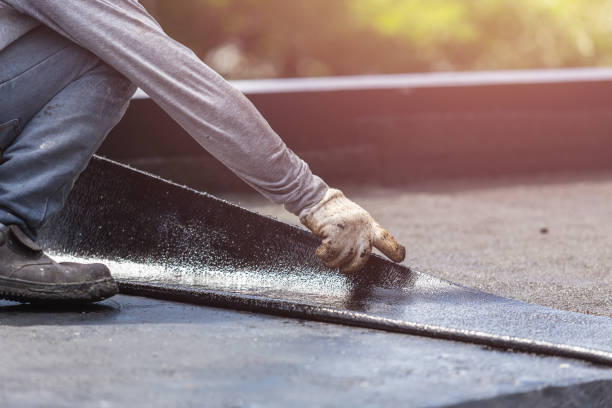 Professional Interior Drainage System technician working in Franklin, NC